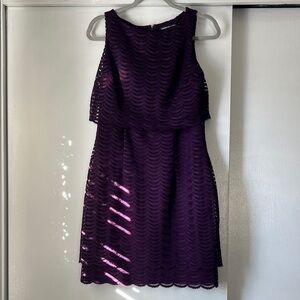 American Living Deep Purple Mini Dress